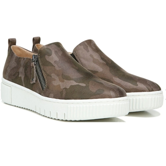 Naturalizer Soul camouflage Gray slide Slip Sneaker Shoes Turner Camo 9 M 9.5 10